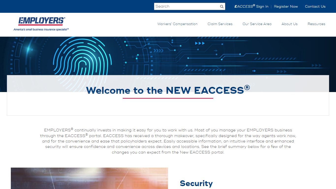 Welcome to the New EACCESS | EMPLOYERS Insurance